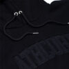 “Athcore” Black Embroidered Hoodie - Image 3