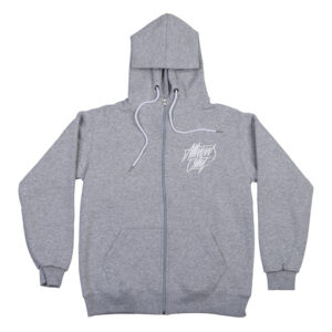 "Hardcore Lifestyle" Grey Full Zip Hoodie