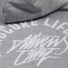 "Hardcore Lifestyle" Grey Full Zip Hoodie - Image 4