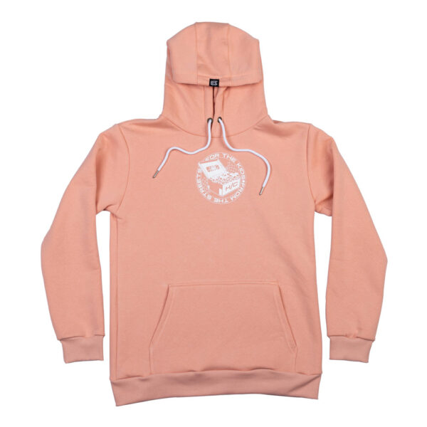 "Hardcore Lifestyle" Peach Hoodie
