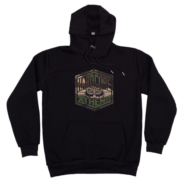 Limited edition kamikaze black on black embroidered hoodie Clearance