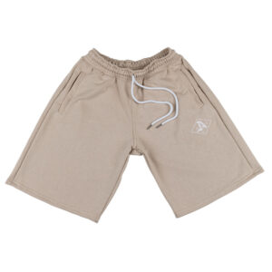 “Hoodlife” Beige Shorts
