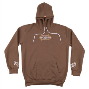 "Worldwide Owl” Brown Hoodie