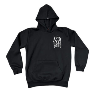 "Ath Tag" Tech Fleece Black Hoodie