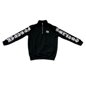 "Forever Outlaws" Half Zip Black