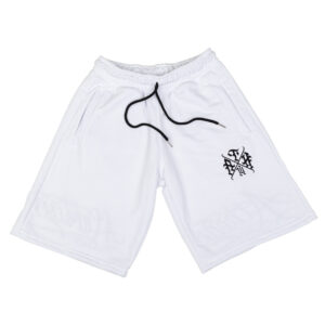 “Ath Calligraphy” White Shorts