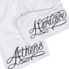 “Ath Calligraphy” White Shorts - Image 5