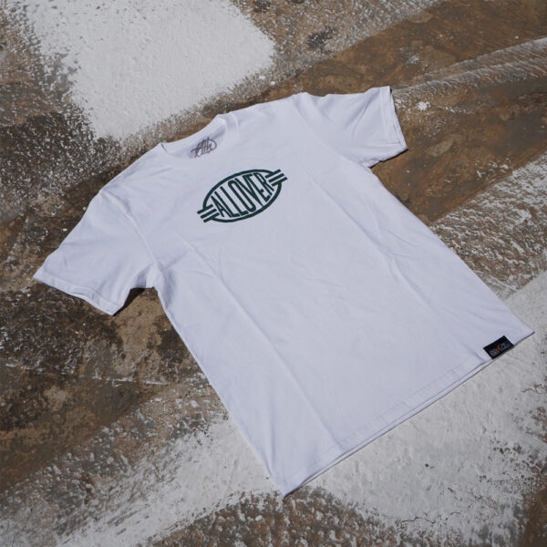 "All Over Map" White T-shirt