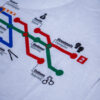 "All Over Map" White T-shirt - Image 4