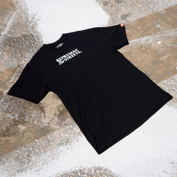 "Represent'" Black T-shirt