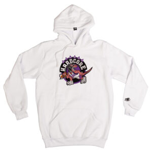 "Raptor" White Hoodie