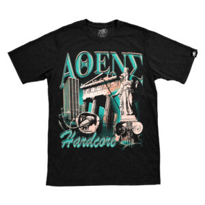 "ΑΘΕΝΣ" Oversized Black T-shirt